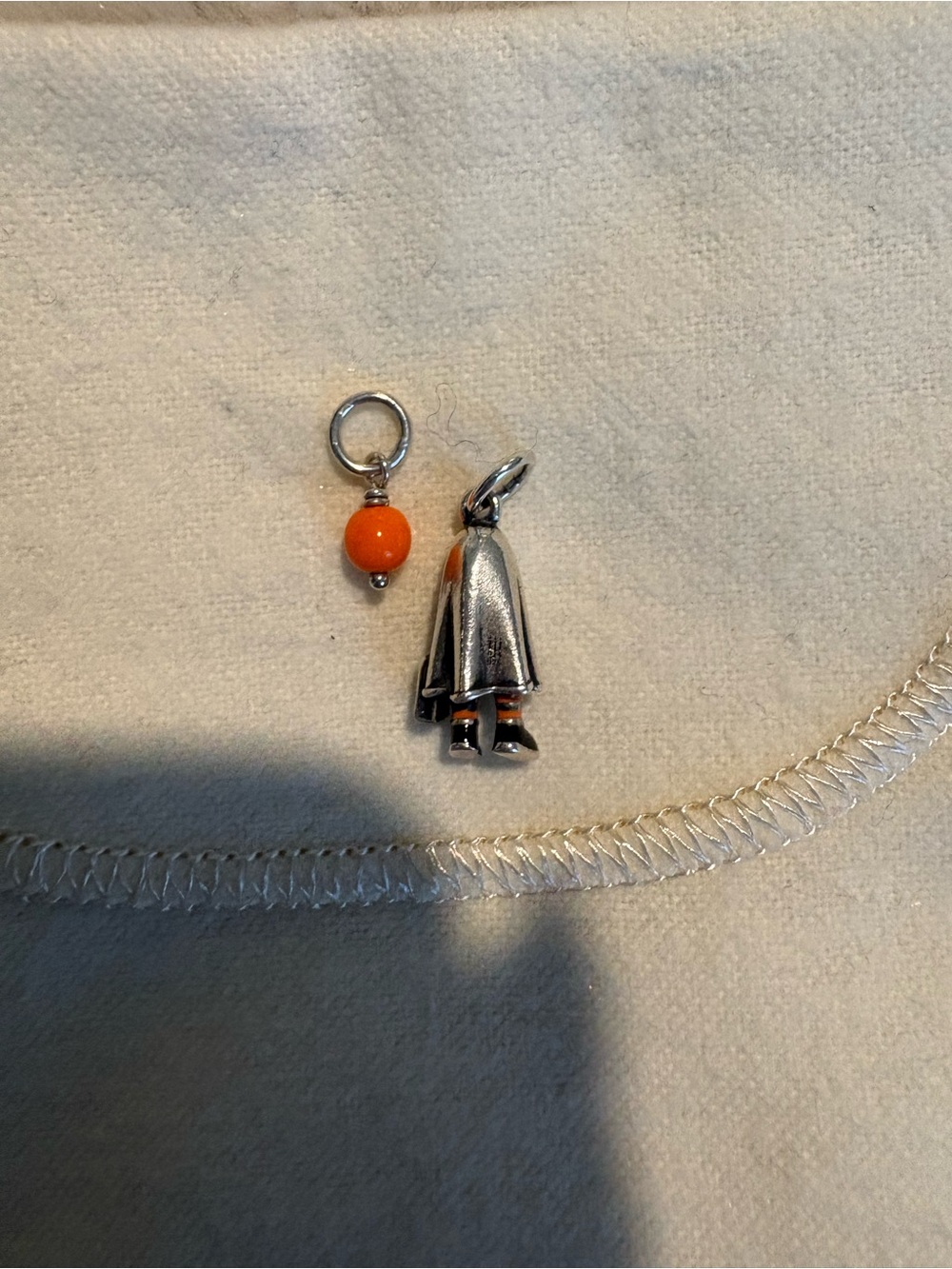 James Avery Trick or Treater Charm and Orange Enhancer Bead - Picture 2 of 4